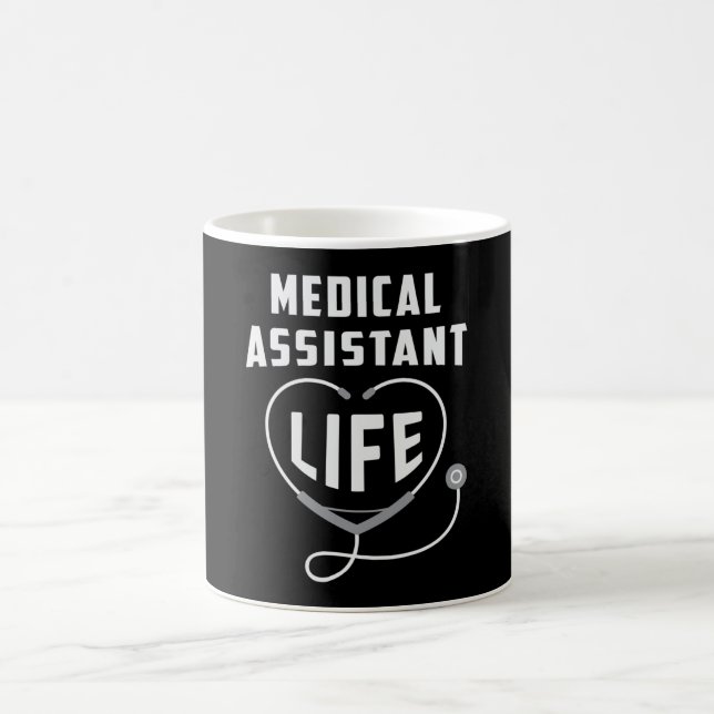 Taza De Café Auxiliar Médico Médica de Vida Enfermera de Medici (Centro)
