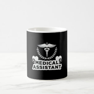 Taza De Café Auxiliar médico Médica Enfermera de Medicina Graci
