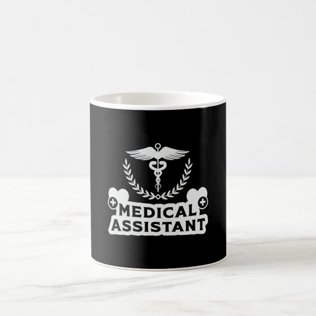 Taza De Café Auxiliar médico Médica Enfermera de Medicina Graci (Centro)