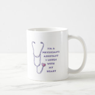 Taza De Café Auxiliar Médico Mug Cardíaco