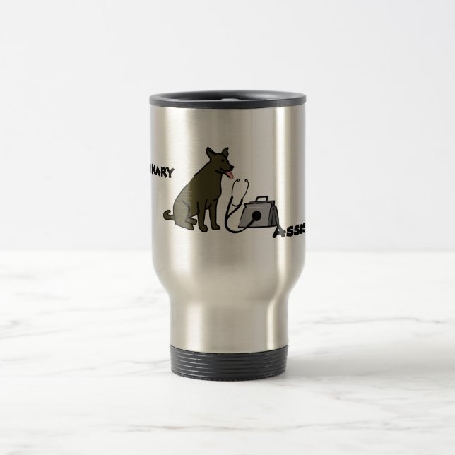 Taza de café auxiliar veterinaria (Centro)