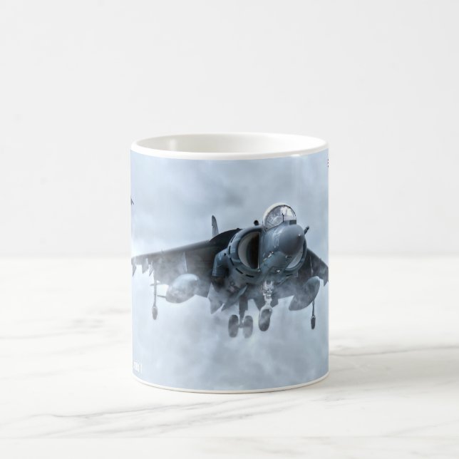 TAZA DE CAFÉ AV-8B HARRIER II (Centro)