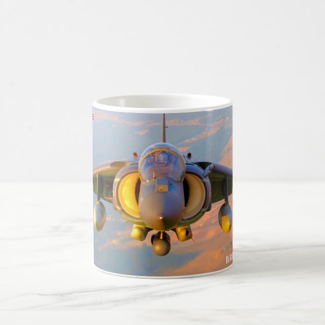 TAZA DE CAFÉ AV-8B HARRIER II (Centro)