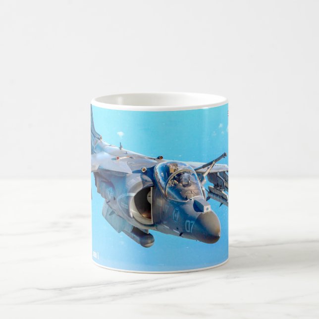 TAZA DE CAFÉ AV-8B HARRIER II (Centro)