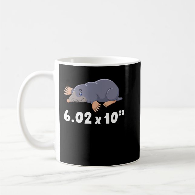 Taza De Café Avagadros Número Graciosa Química del Día Mole (Izquierda)