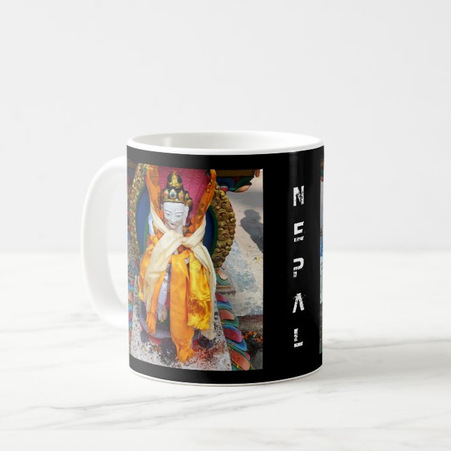 Taza De Café Avalokiteshvara - Padmapani - Forma Quanyin/femeni (Anverso izquierdo)