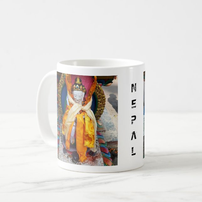 Taza De Café Avalokiteshvara - Padmapani - Forma Quanyin/femeni (Anverso izquierdo)