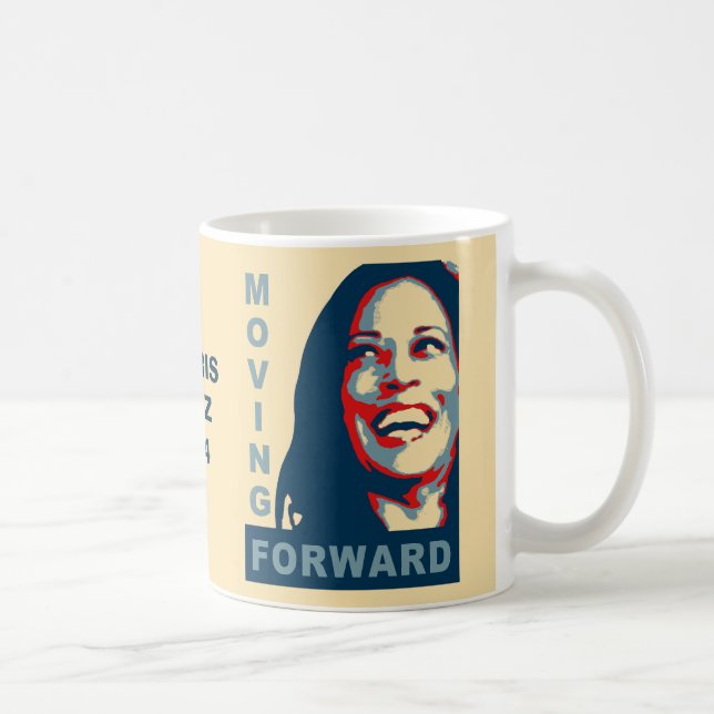 Taza De Café AVANZANDO - Harris Walz 2024 (Derecha)