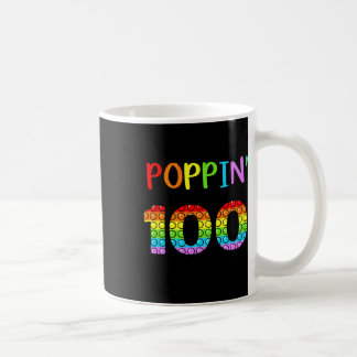 Taza De Café Avanzar A Través De 100 Días De Escuela