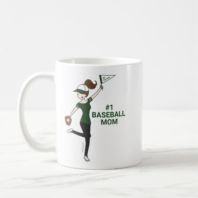 Taza De Café Avatar personalizado #1 Béisbol (Izquierda)