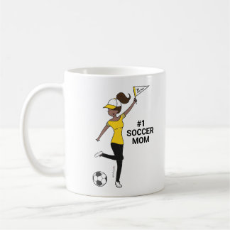 Taza De Café Avatar personalizado #1 fanático del fútbol
