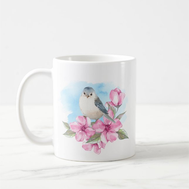 Taza De Café Ave blanca. Muelle acuático (Izquierda)