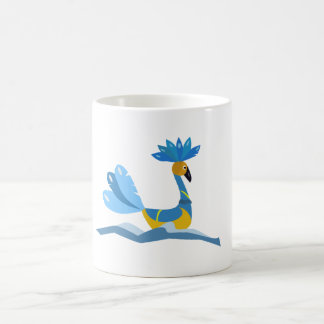 Taza De Café Ave caprichosa nadando en el agua