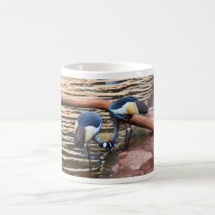 Taza De Café Ave de grullas grises