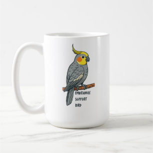 Taza De Café Ave de Soporte Emocional Cockatiel