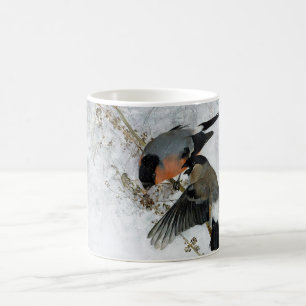 Taza De Café Ave en la nieve, Bruno Liljefors