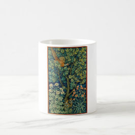 Taza De Café Ave faisán en un árbol (por William Morris)