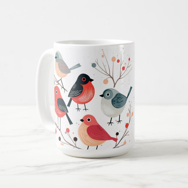 Taza De Café ave holly (Anverso izquierdo)