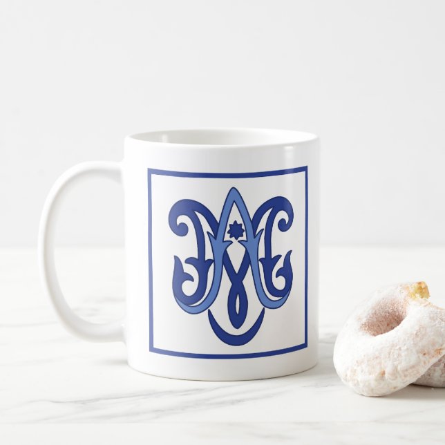 Taza De Café Ave Maria (Con donut)