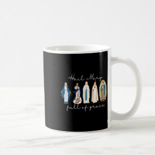 Taza De Café Ave María Llena De Gracia, Virgen María, Biblia