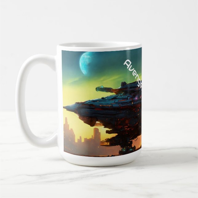 Taza De Café Avenger Spaceship Adventure Mug - Tome su café (Izquierda)