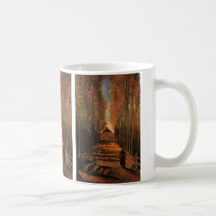 Taza De Café Avenida de Chopos en Otoño por Vincent van Gogh
