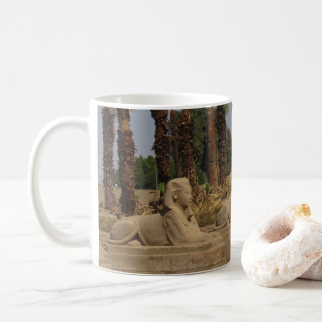 Taza De Café Avenida de esfinges Mug (Con donut)