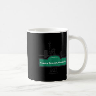 Taza De Café Avenida del Presidente Barack Obama.