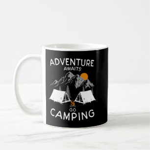 Taza De Café Aventura, acampar en la naturaleza para hacer send