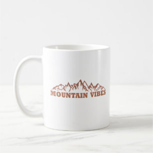 Taza De Café Aventura con vibraciones de montaña al aire libre