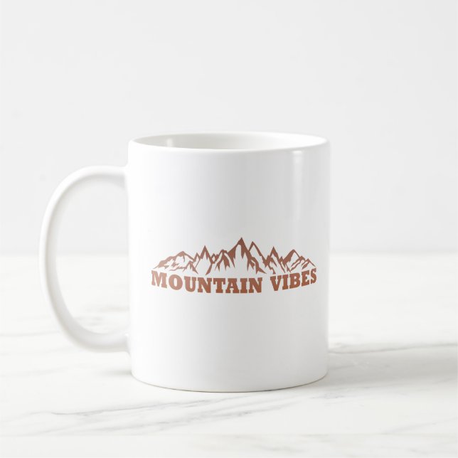 Taza De Café Aventura con vibraciones de montaña al aire libre (Izquierda)