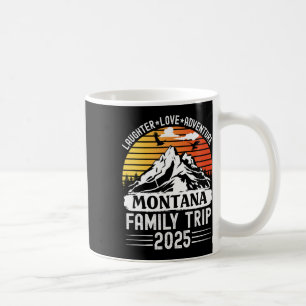 Taza De Café Aventura de acampada en la montaña de viaje famili