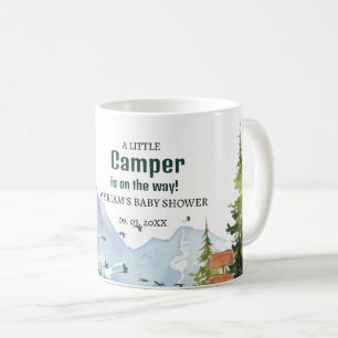 Taza De Café Aventura de animales del bosque Camper Baby Shower
