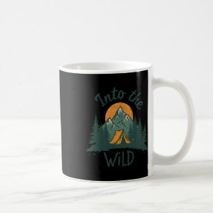 Taza De Café Aventura de camping en la naturaleza montañosa sal
