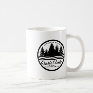 Taza De Café Aventura de camping para consejeros de Crystal Lak