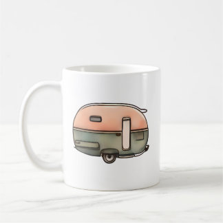 Taza De Café Aventura de Caravana de Vintage