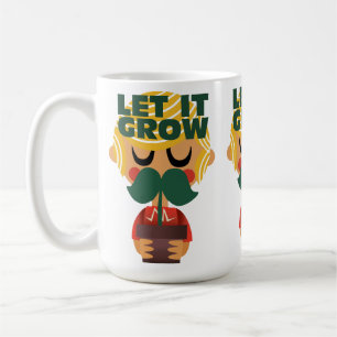 Taza De Café Aventura de crecimiento de bigote
