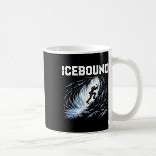 Taza De Café Aventura de escalada en hielo en cueva helada de m