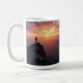 Taza De Café Aventura de montaña, magia del amanecer, amantes d