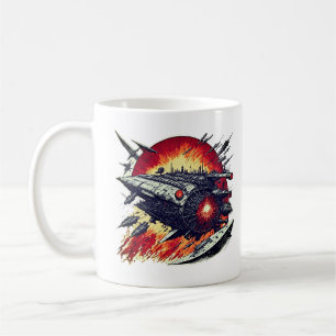 Taza De Café Aventura de nave espacial