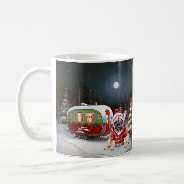 Taza De Café Aventura de Navidades de la Caravana de Bulldog de (Izquierda)