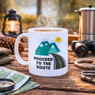 Taza De Café Aventura de viaje divertida