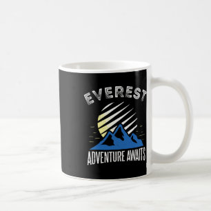 Taza De Café Aventura del Monte Everest Espera Camiseta de Esca