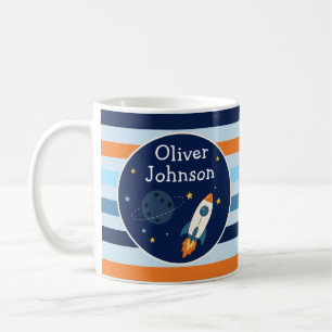 Taza De Café Aventura Espacial de Nave Espacial Personalizada