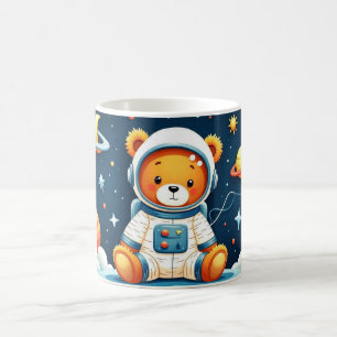 Taza De Café Aventura Espacial del Oso Teddy Estelar