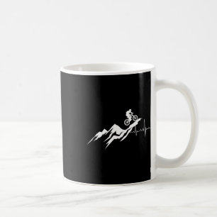 Taza De Café Aventura latido de ciclismo de montaña 