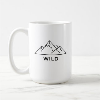Taza De Café Aventura minimalista de Mountain WILD