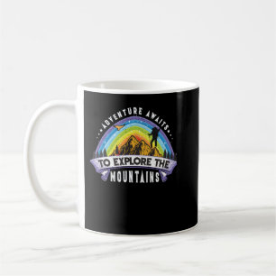 Taza De Café Aventura Para Explorar Las Montañas