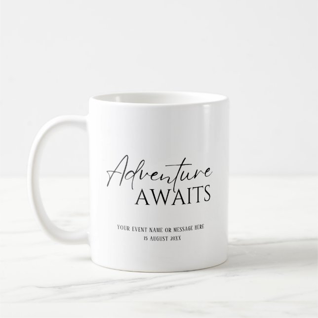 Taza De Café Aventura, personalizado (Izquierda)