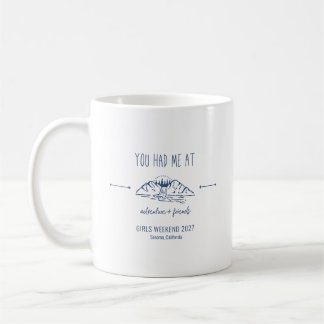 Taza De Café Aventura + Personalizado de la partida del fin de